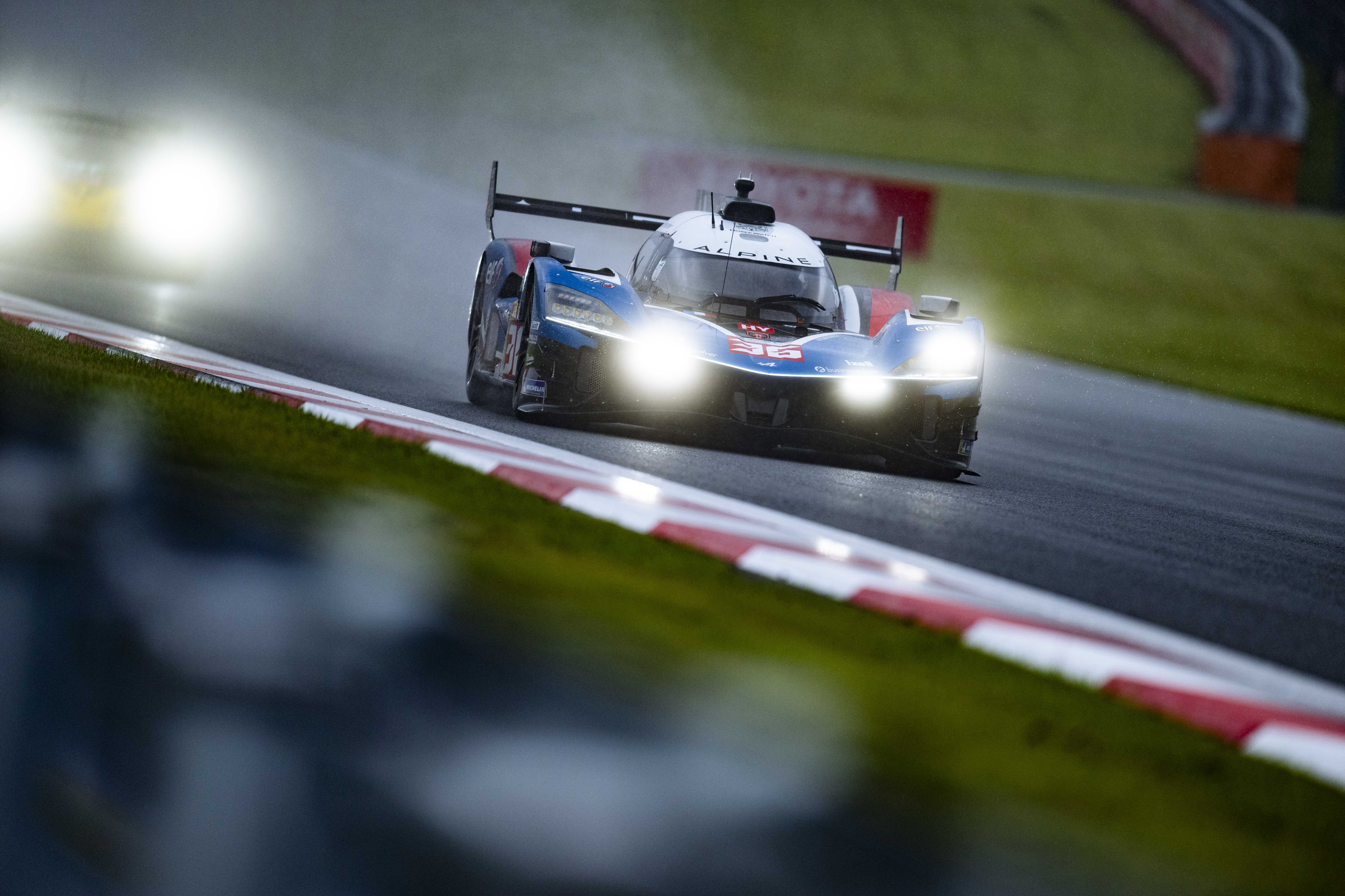 6h Fuji: Alpine si conferma sotto FP3 sotto la pioggia