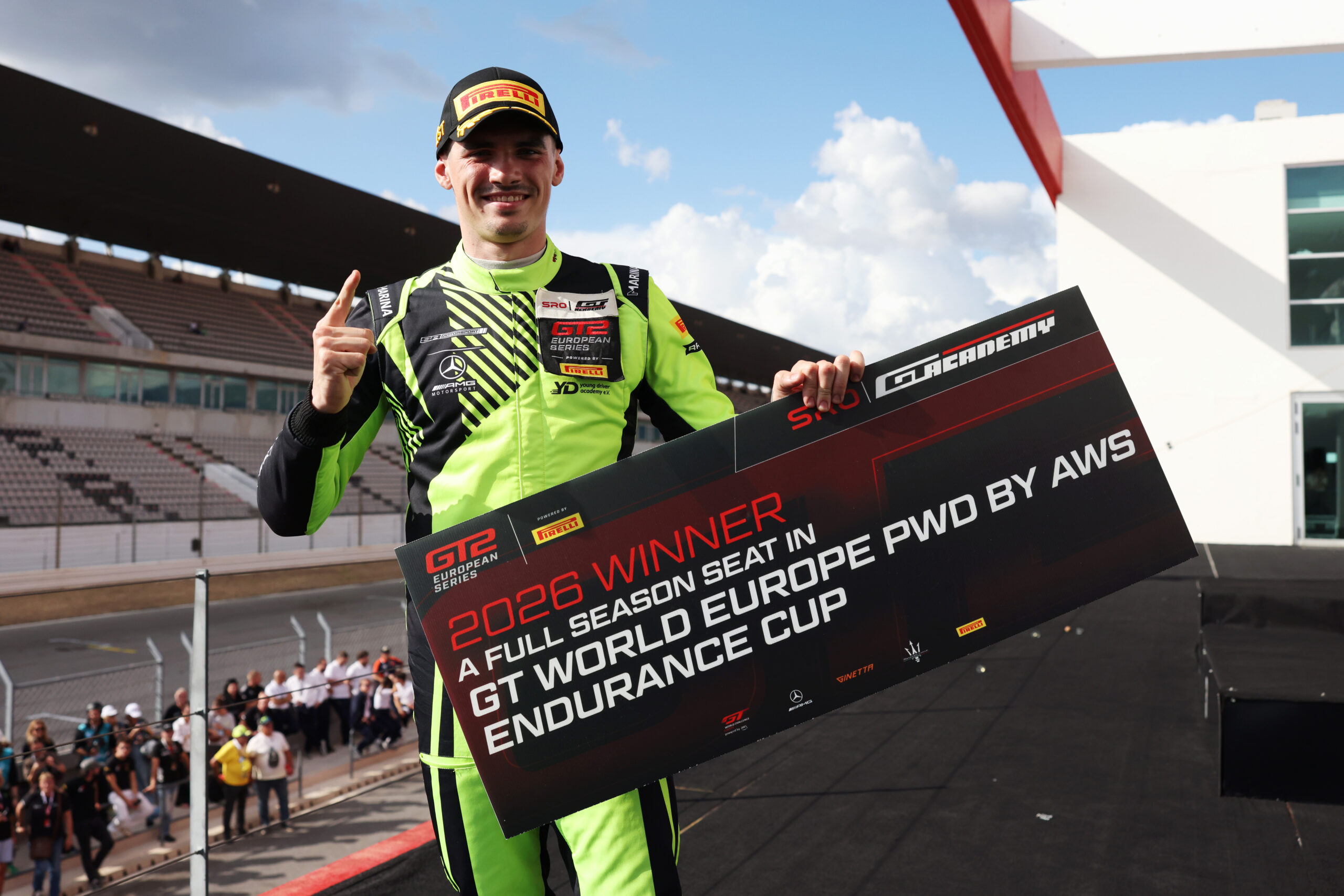 Jay Mo Härtling in pista nel 2026 con GetSpeed dopo il titolo nella SRO GT Academy